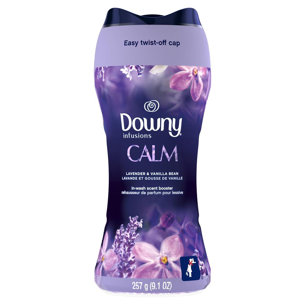 Downy Downy Infusion Scent Booster Calm for Clothes Scenting Herbal Scent with Lavender and Vanilla Bean 257g [Officially Imported] Beads, (Pleasant