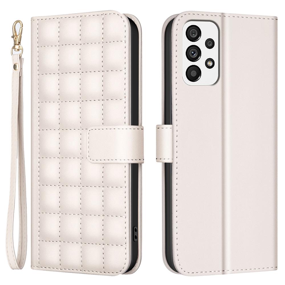 

For Samsung Galaxy A53 5G Case PU Leather Wallet Flip Phone Cover Beige