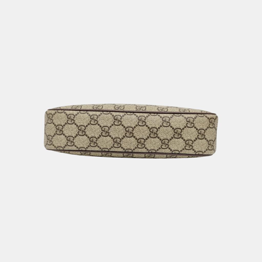 [Pre-Owned] Gucci Ophidia Small Handbag 'Beige/Ebony Supreme' - Very Good #1K35JWZ