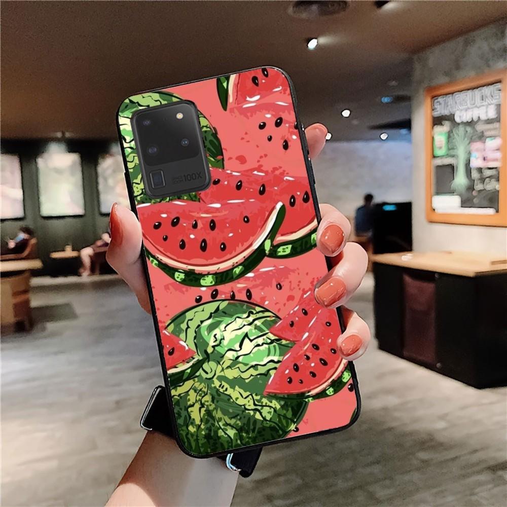 Capa de celular melancia com desenho animado de verão para Samsung S 9 10 20 21 22 23 30 23plus Lite Ultra FE S10lite Fundas