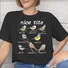 Unisex Unisex Funny Bird Meme I Love Tits T Shirt Cotton Graphic Printed TShirt Top Clothing