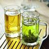 Dual-Purpose Thickened Glass Cup with Handle: High-End Tea and Beer Cup