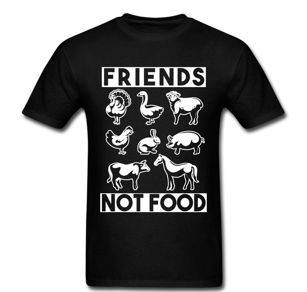 Animals Friends Not Turkey Food Pig Cow Rabbit Bull T Shirt Tee