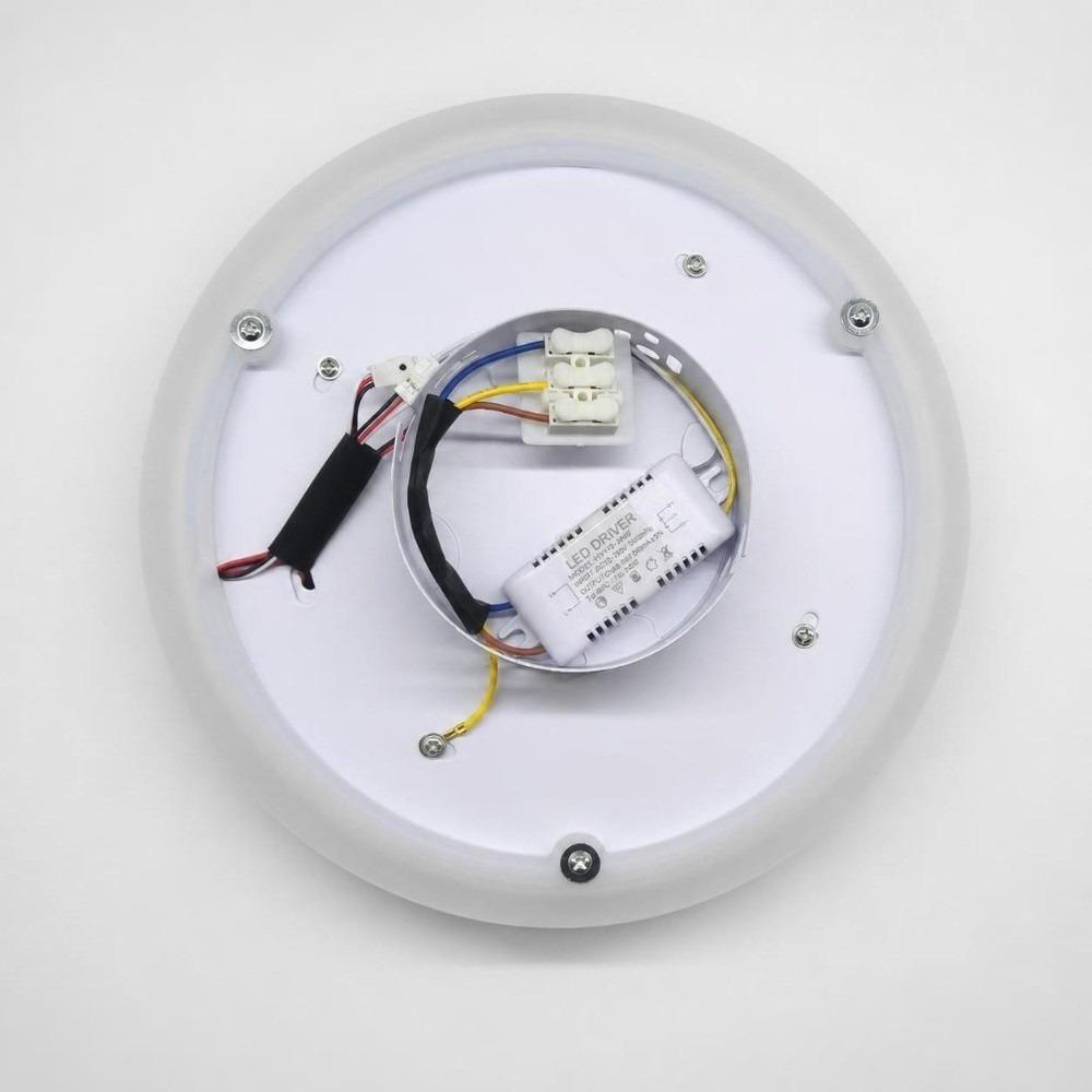 85-265V Wide Voltage LED Ceiling Light Black Finish Ceiling Lamp LED Flush Mount Light  Garage