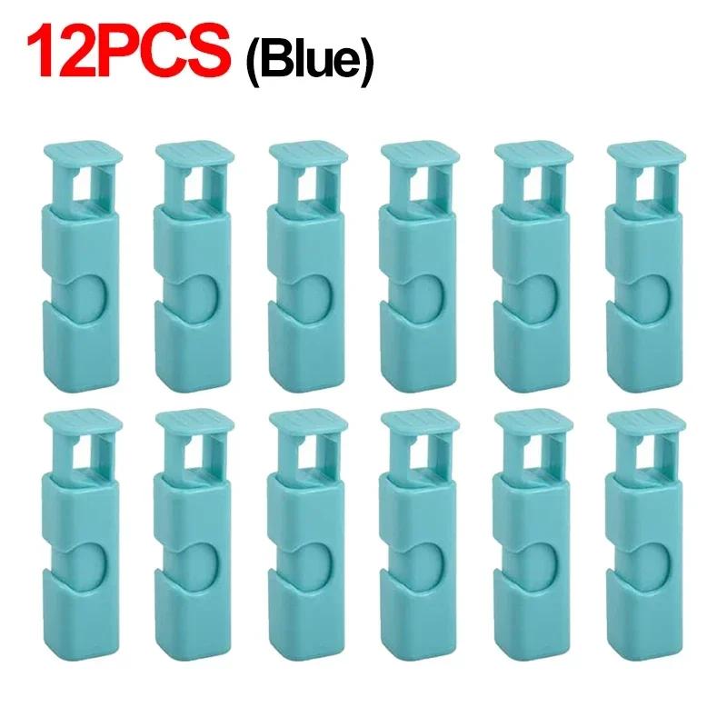Food Sealing Bag Clip Reusable Fresh Food Storage Tools Plastic Sealer Clamp Snack Bread Seal Bag Home Kitchen Storage Clips
