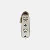 [Gebraucht] Modische Vintage Logo-Print PVC Umhängetasche Mittel - Akzeptabel #1GMPWG0