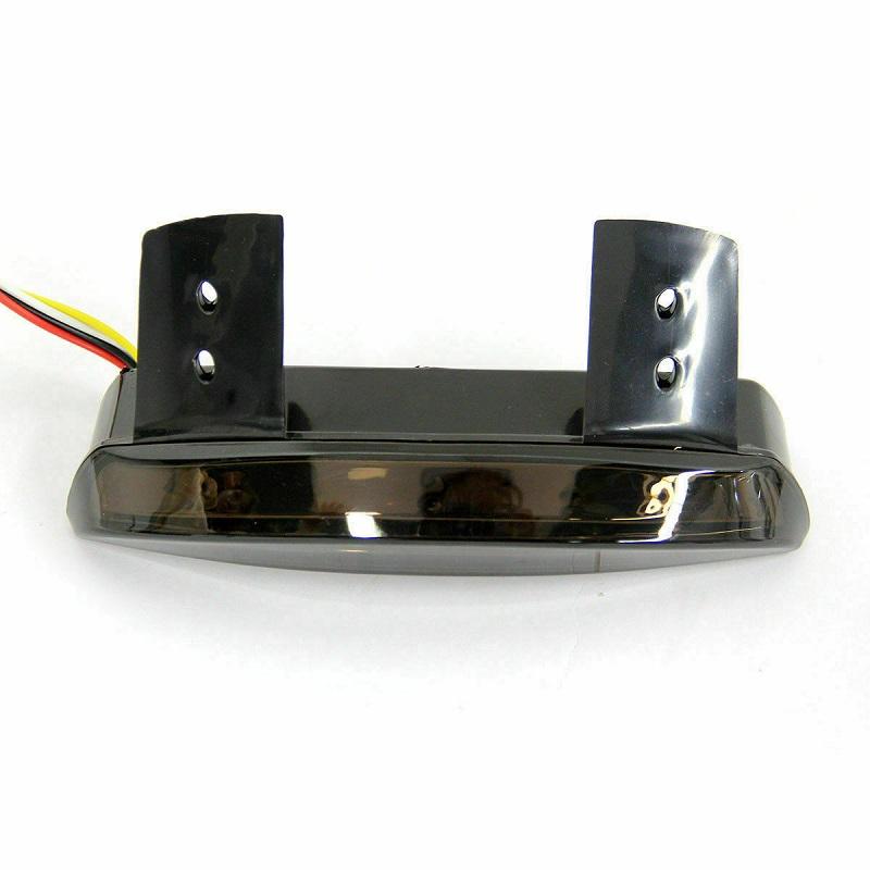Motorcycle LED Brake Tail Light Turn Signal Rear Fender Tailing Edge Brake Warning Light For Honda Shadow Spirit VT 1100 750