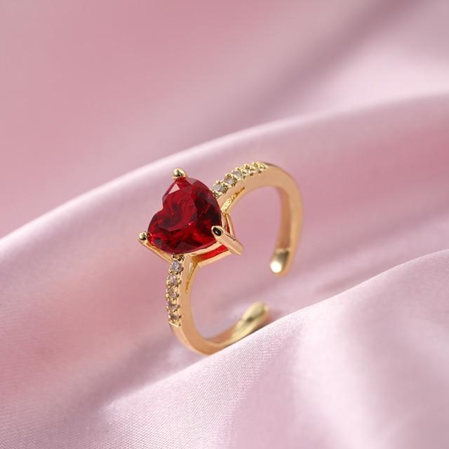 Ins Tide Adjustable Stainless Steel Rings For Women Simple Temperament Engagement Wedding Rings Fashion Jewelry Wholesale 2022