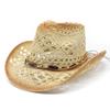 New travel shade casual versatile beach spring and summer retro denim straw hat men's and women's hats