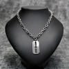 Cable Chain Blade Gothic Punk Collar