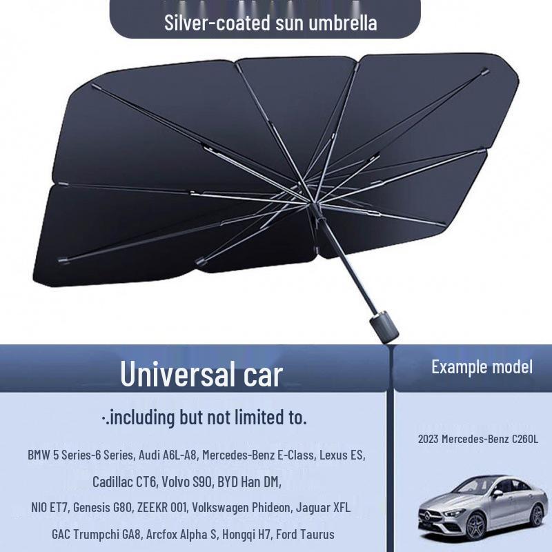 Car Windshield & Window Sunshade: Heat Insulation & Sun Protection Visor