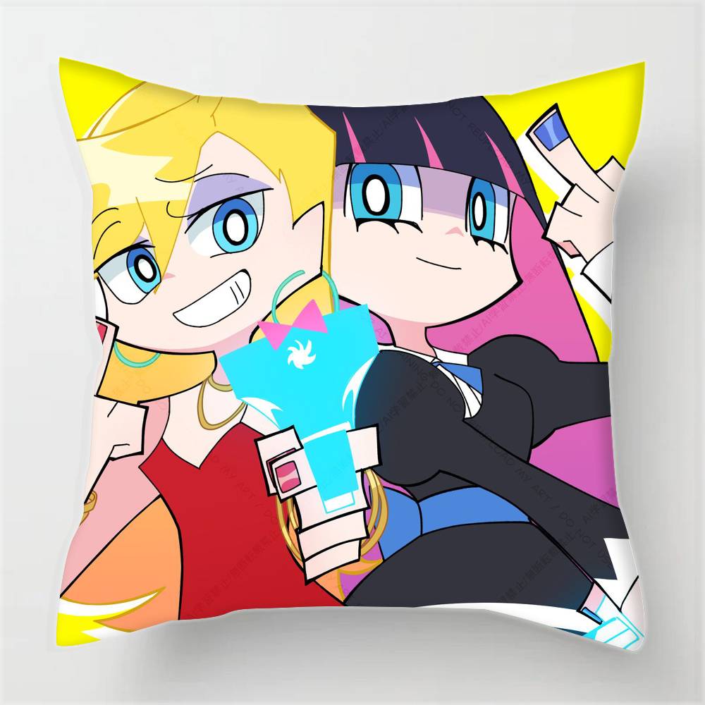 Pillowcases Cushion Covers Living Room Sofas Home Decor Gifts Anime Panty And Stocking With Garterbelt