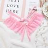 Female Low Waisted Underwear Lace Seamless Thongs Women's Panties Intimates Pearl Women Crotchless Breathable Sleepwear