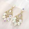 Alloy Geometric Statement Earrings For Women With Bold Design Fashion Jewelry