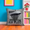 Band Rock L-Led Z-Zeppelins Cushion Cover Plush Fabric Soft Double-Sided Printed Sofa Warm Winter Home Gift Pillow Case