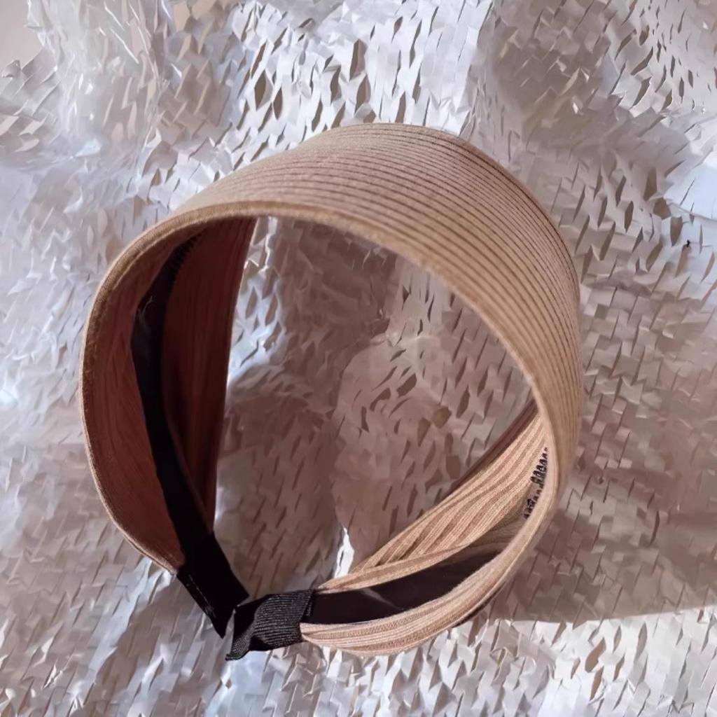 New Solid Widen Knitting Hairband For Women Sweet Outside Hair Ornament Headband Fashion Hair Hoops Hair Band Hair Accessories