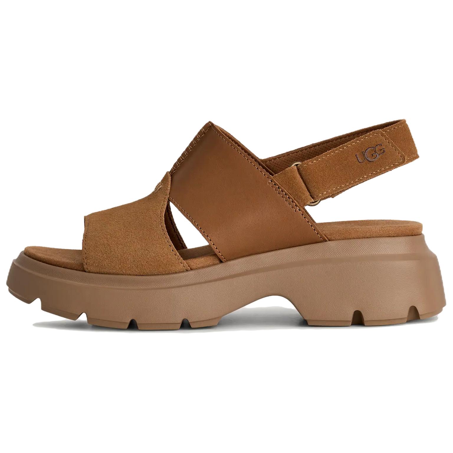 UGG Calimuze Stylish One-Strap Sandals Women sandals Brown 1178873-CHE 36
