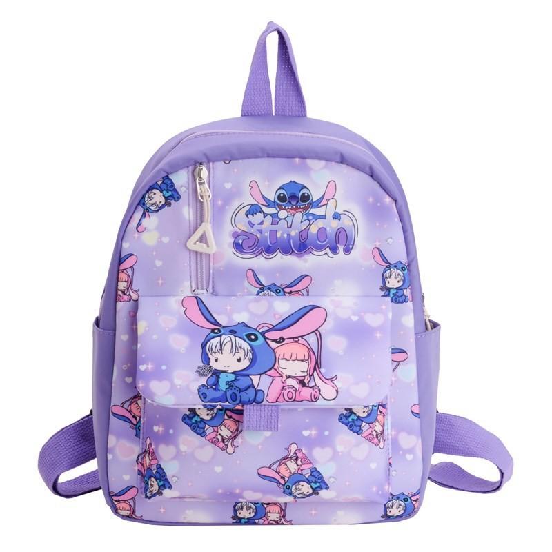 Backpack Children With Cartoon And Letter Print Design Preschool For