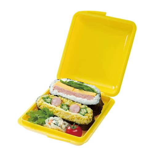Skater Onigirazu Lunch Box, Onigiri Case, Bento Box, Made in Japan, Green, SPC1-A