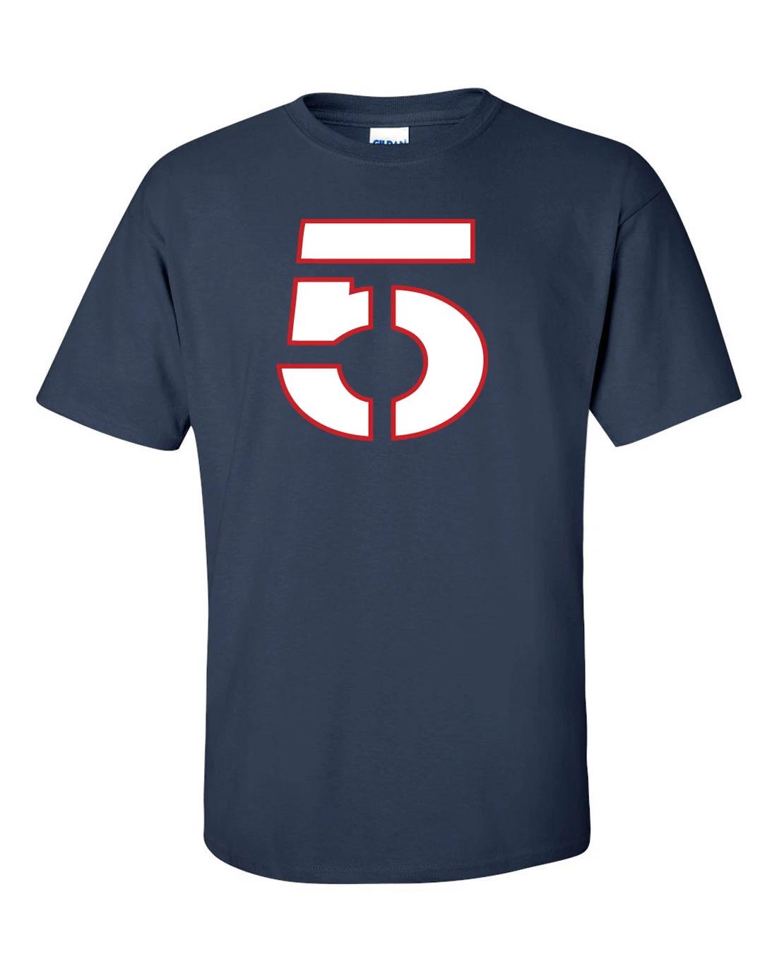 NAVY Tom Brady New England Patriots 5 T-Shirt or Long Sleeve MVP XL
