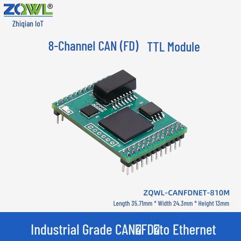 

Industrial Isolated Ethernet to CAN FD Converter Module