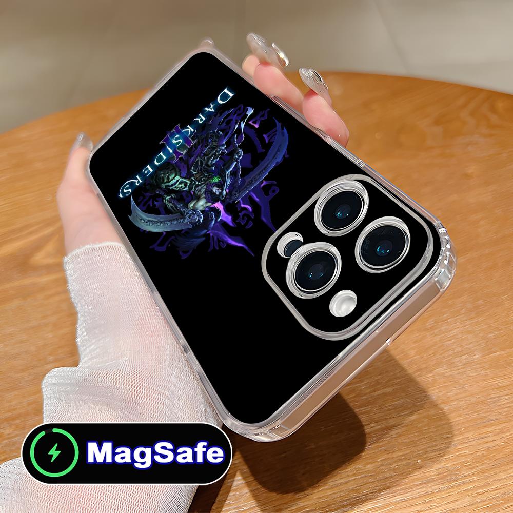 Game Darksiders Mobile Phone Case for iPhone 17 16 15 14 13 12 11 Air Pro Max Plus Mini Magsafe Clear Colorful Cover Pretty
