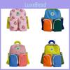 Playful Blue And Pink Color Block Toddler Backpack Fun And Light Book Bag For Preschool