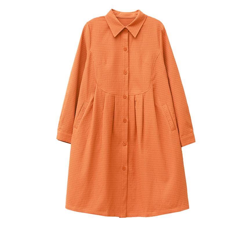 2024 Women's Mid-Length Trench Coat: Chic Spring & Autumn Fashion for Mature Women