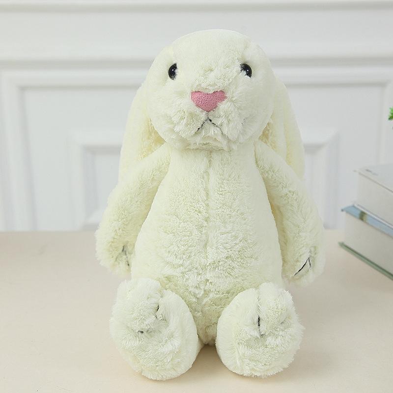 Cute Rabbit Doll Plush Toy Rag Doll Comfort Rabbit Doll Give Birthday Gift Pillow