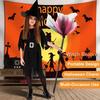 Halloween Party Prop Broom Plastic Witch Broom Cosplay Realistic Halloween Witch Broom Prop for Stage Performance for Party