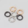 DIY Zinc Alloy Spring Ring, Key Ring, Metal Round Ring, Spring Ring, Round Pendant Buckle, Movable Opening Ring