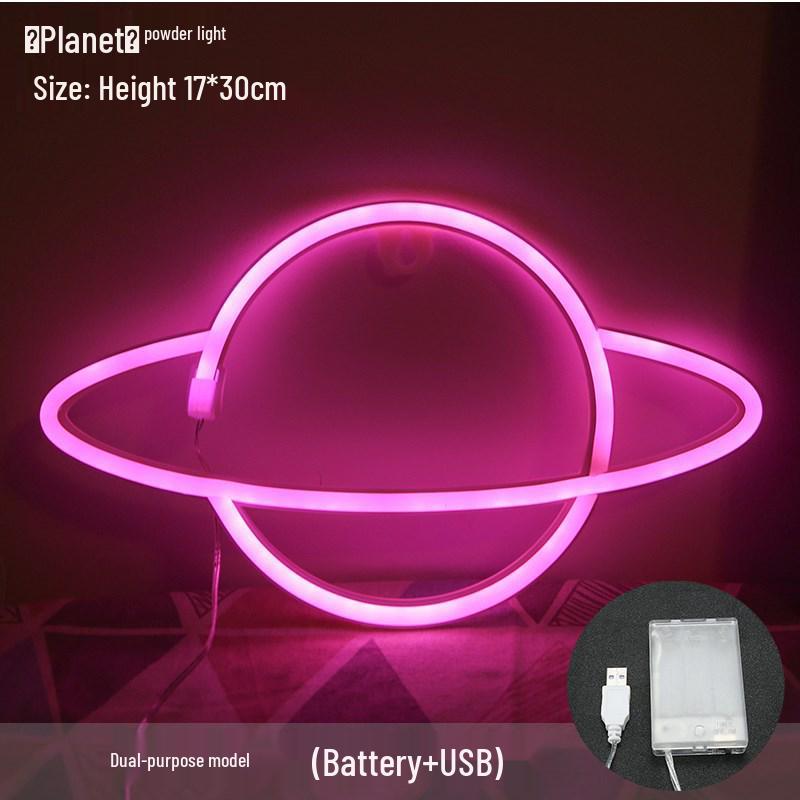 Trendy LED Neon Night Light Sign for Wall Décor