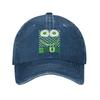 Spring Bruh Green Face Eggs and Bacon Ham Breakfast St Patrick's Baseball Cap Sun  Adjustable Running Hippie Snapback Cap