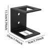 Trailer Hook Accessories Hitch Holder Heavy-Duty Garage Bracket Metal Trailer Hitch Holder Bracket 2 Inch Hitch Mount Storage