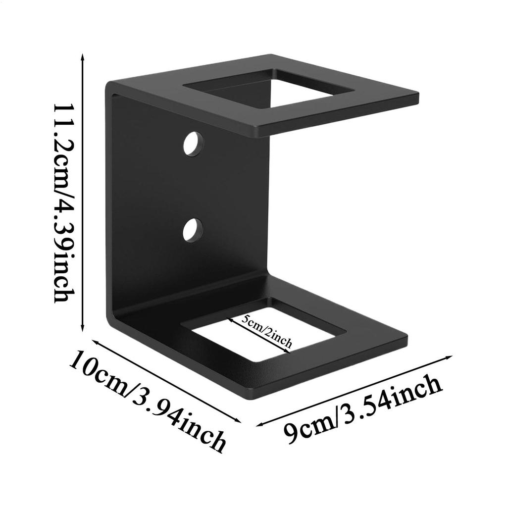 Trailer Hook Accessories Hitch Holder Heavy-Duty Garage Bracket Metal Trailer Hitch Holder Bracket 2 Inch Hitch Mount Storage