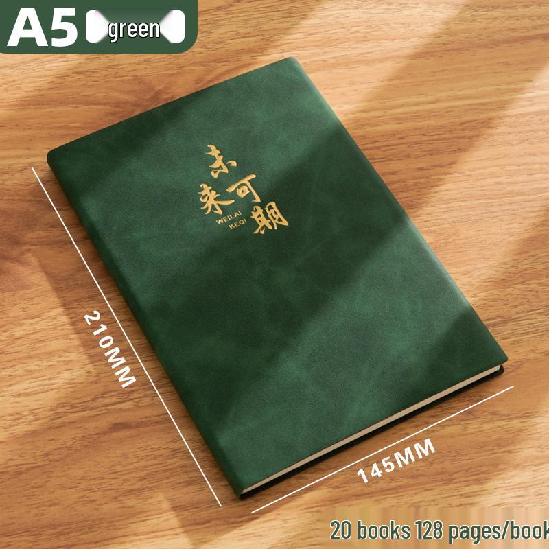 2025 A5 Business Notebook: Soft Leather Travel & Work Diary