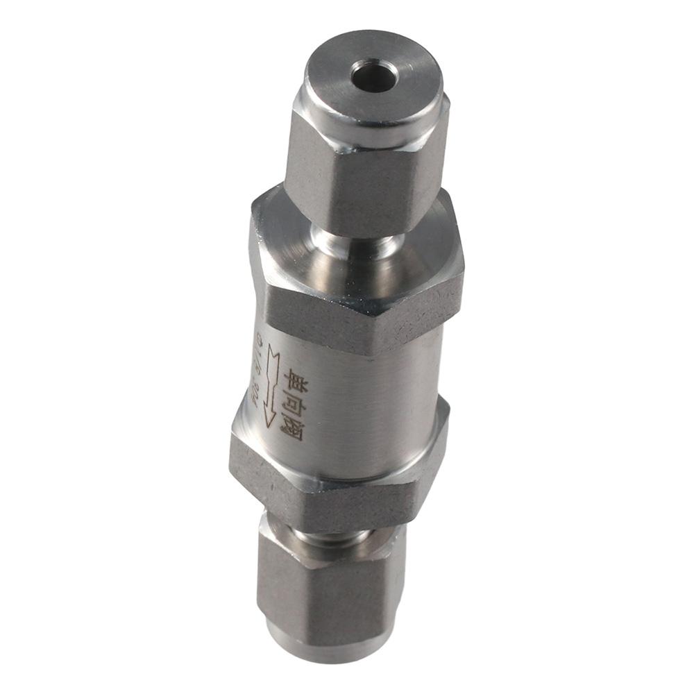 

Быстроразъемный обратный клапан для воды. Обратный клапан из нержавеющей стали. Соединение трубы с водой, маслом и газом.