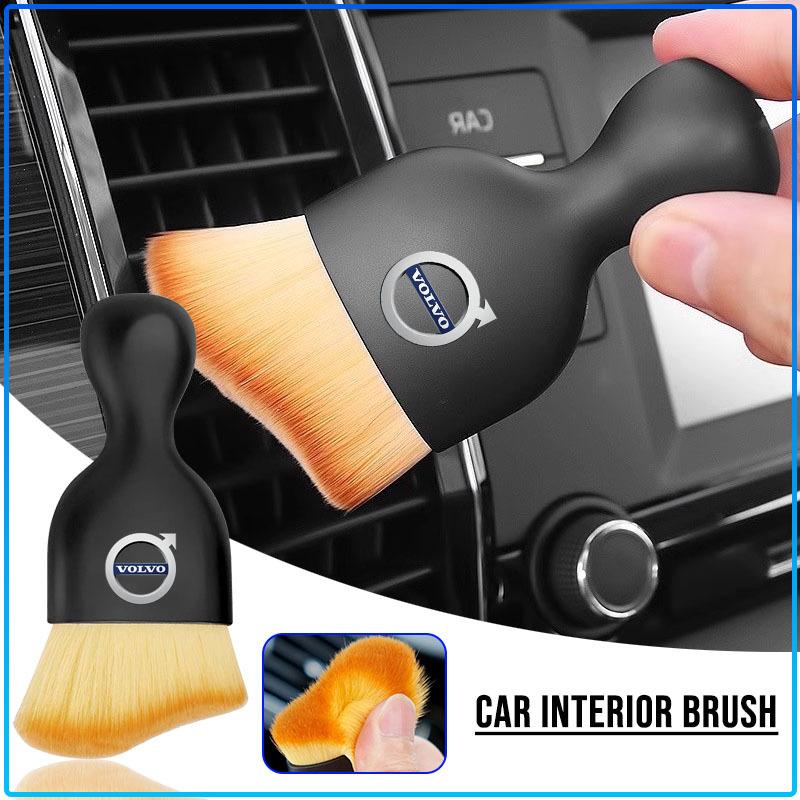 1x Car interior Cleaning Soft Brush Dust Remover Tool For Volvo XC90 XC60 XC40 V40 V50 V60 S40 S50 S60 S70 S80 S90 240 C70 Vnl Truck