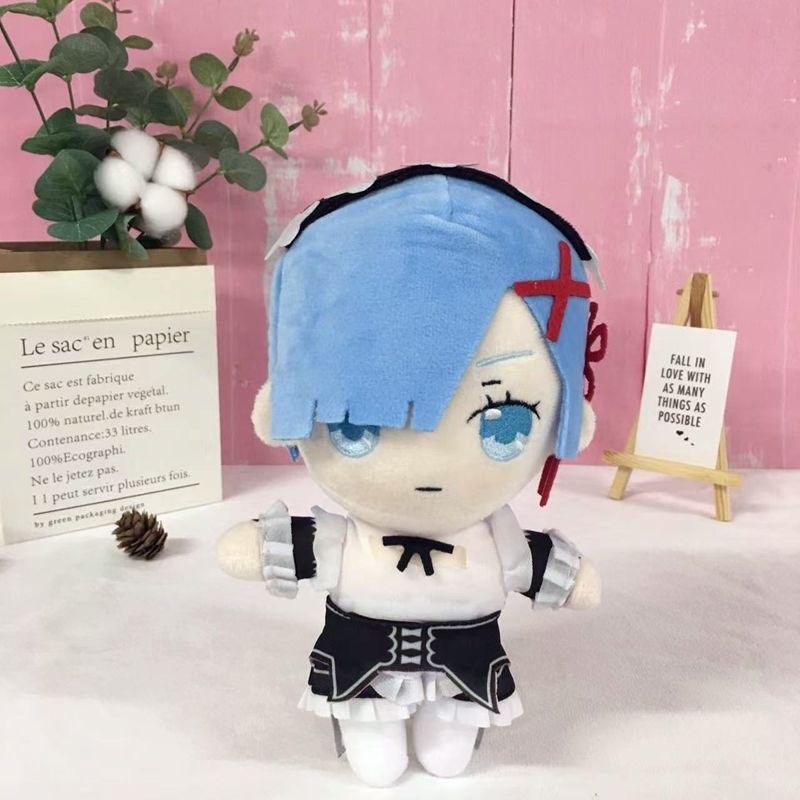

Anime Re: ZERO Starting Life in Another World Rem Plush Dolls 20cm Plush Toys Cute Soft Ram Stuffed Pillow Dolls Birthday Gift 20cm синий