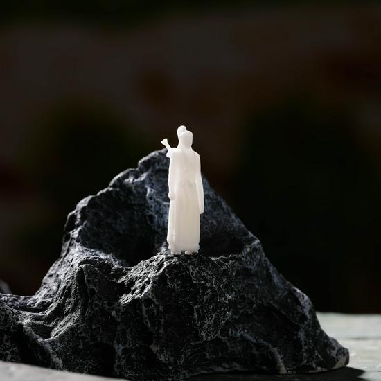 Jianghu Old Friends Knight Resin Bonsai Landscape Miniature Figures