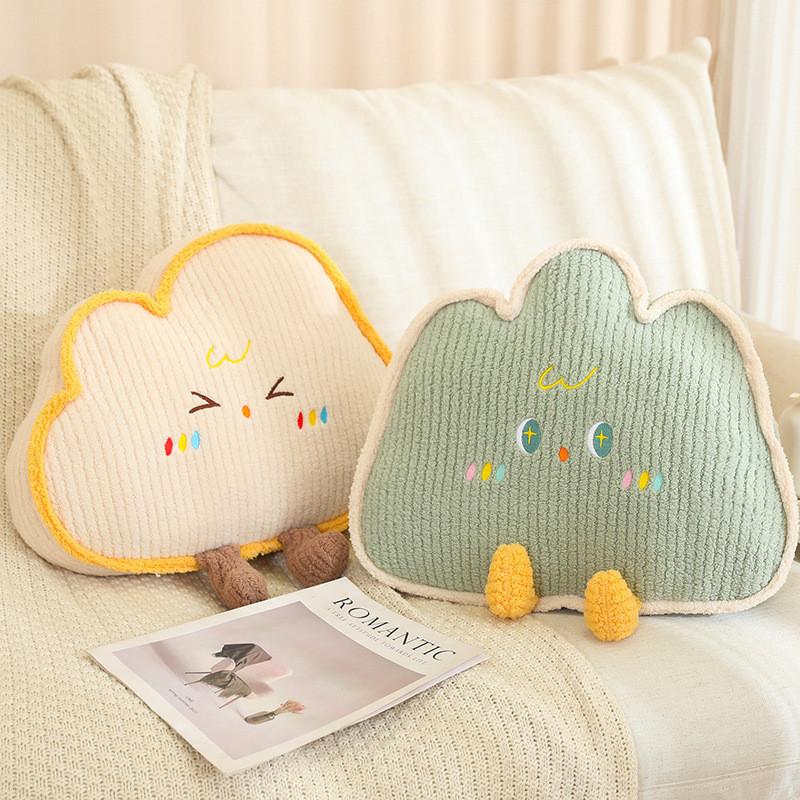 Starry Sky Plush Toys Cushion With Embroidered Clouds Cozy Home Decor Dolls