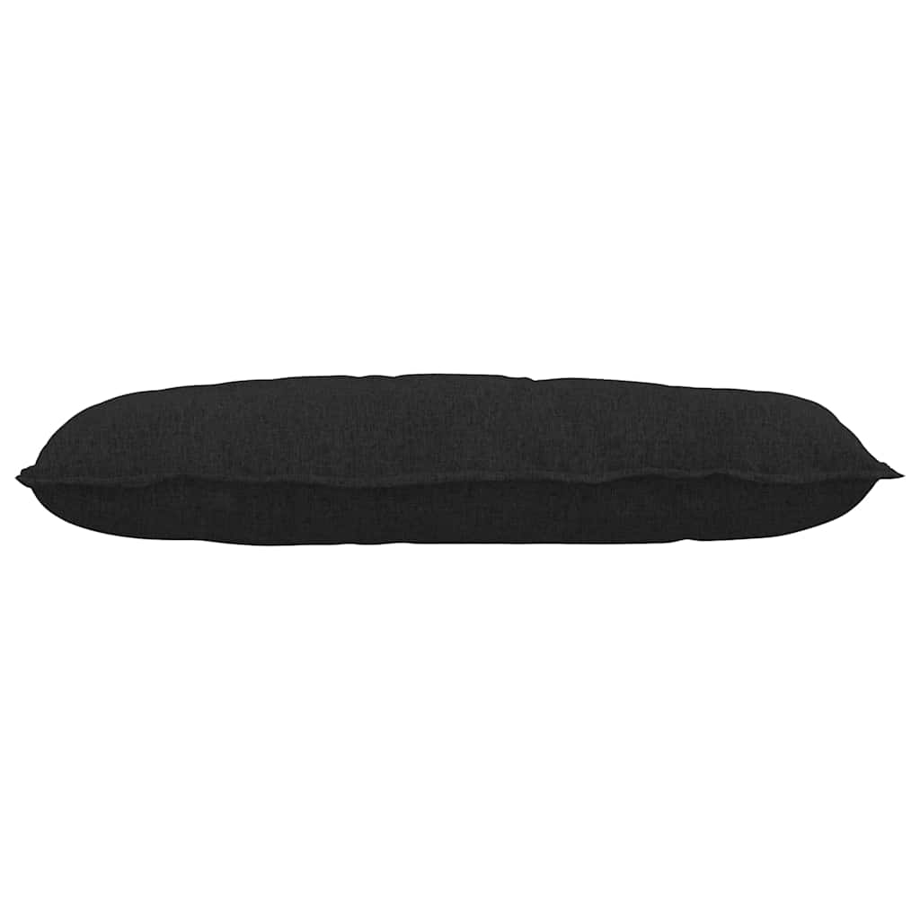 Back Cushion Black 100 x 19 x 50 cm Fabric