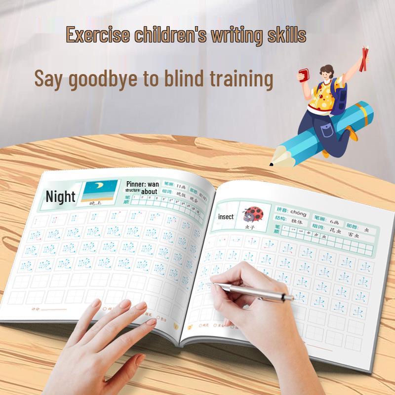 800 Character Calligraphy & Pen Control Practice Book for Preschool To Primary Transition