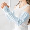 Summer women's thin loose and breathable ice silk outdoor arm sleeves cycling and driving ice sleeves