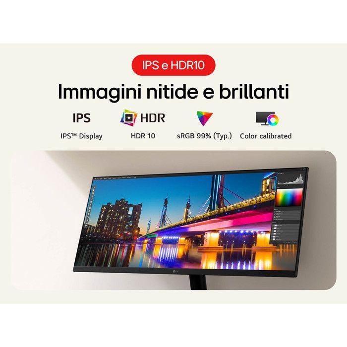 Monitor LG 29U511A-B UltraWide 29" WFHD HDR 100Hz Nero