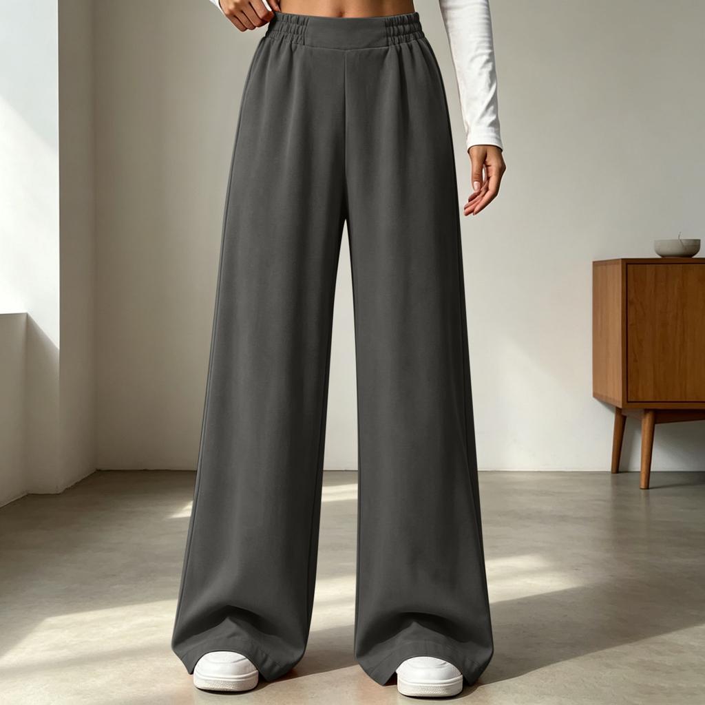 Women's Casual Elastic Waist Jogger Pants for and Workout