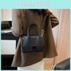 Trendy 2023 Summer Shoulder Bag For Women Fashionable Vintage Crossbody Handbag Medium Pu Leather Black Green Orange Pink