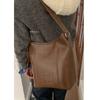 Retro Large-capacity Underarm Bag Women's 2025 New Fashionable and Simple Bucket Bag Versatile Shoulder Commuter Messenger Bag