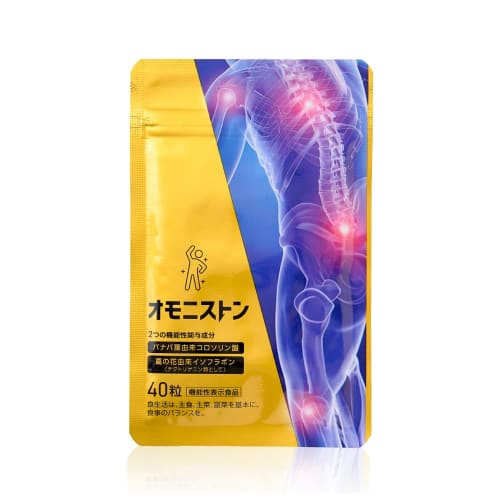 

Omoniston Triple Care for Shoulders, Hips, and Knees, Functional Food, Knee Supplement, Relieves Stiff Shoulders and Lower Back Pain, From Kokoro, 40