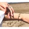 Hawaiian Jewelry Crescent Stainless Pink Gold [JULAISU] Bracelet, Moon, Women's, Men's, Scroll, Wave, Hypoallergenic, Surgical, Steel, Gift,